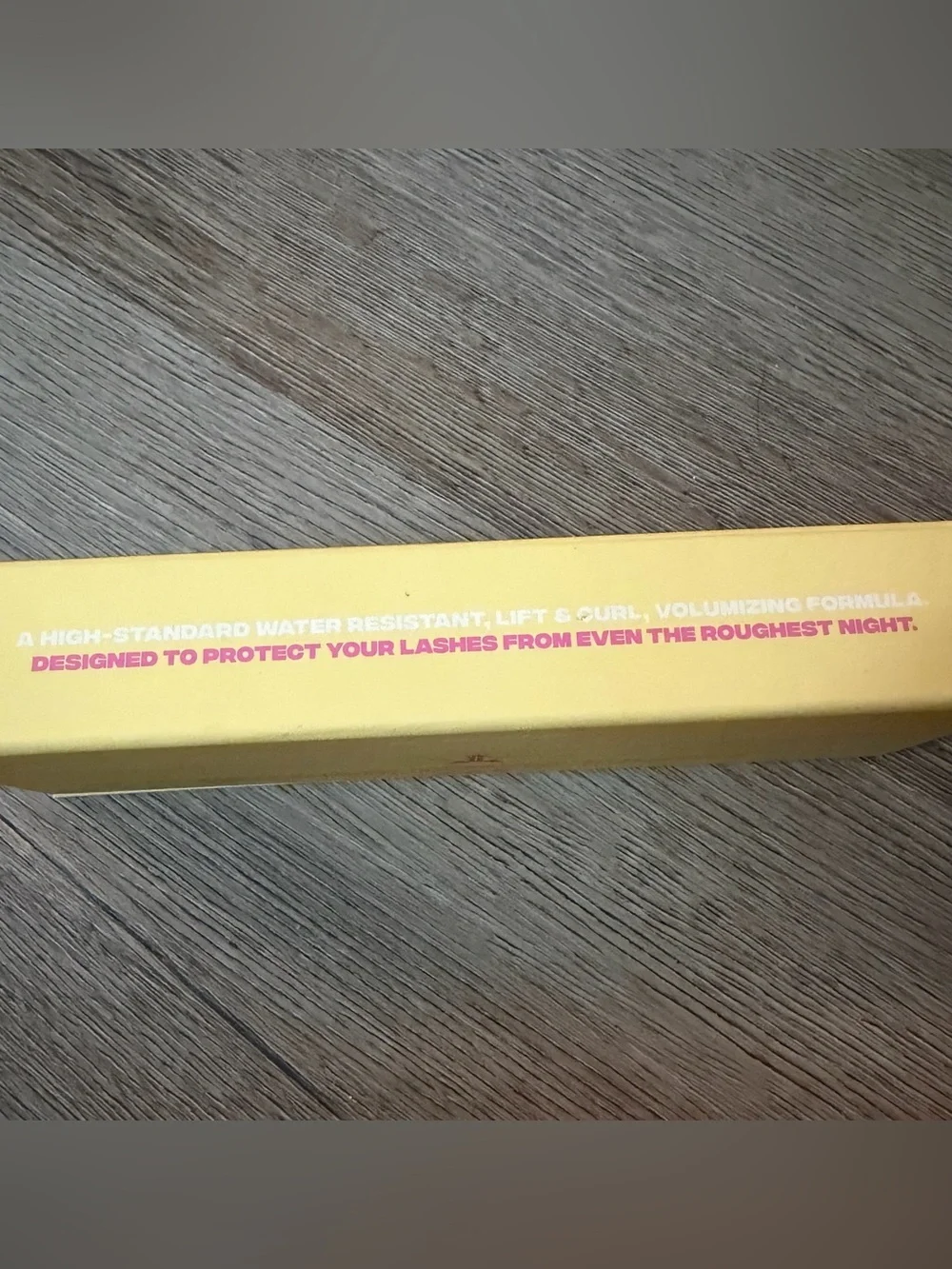 Jeffree Star F*CK Proof Yellow Braided Leather Tassel Mascara w/charm